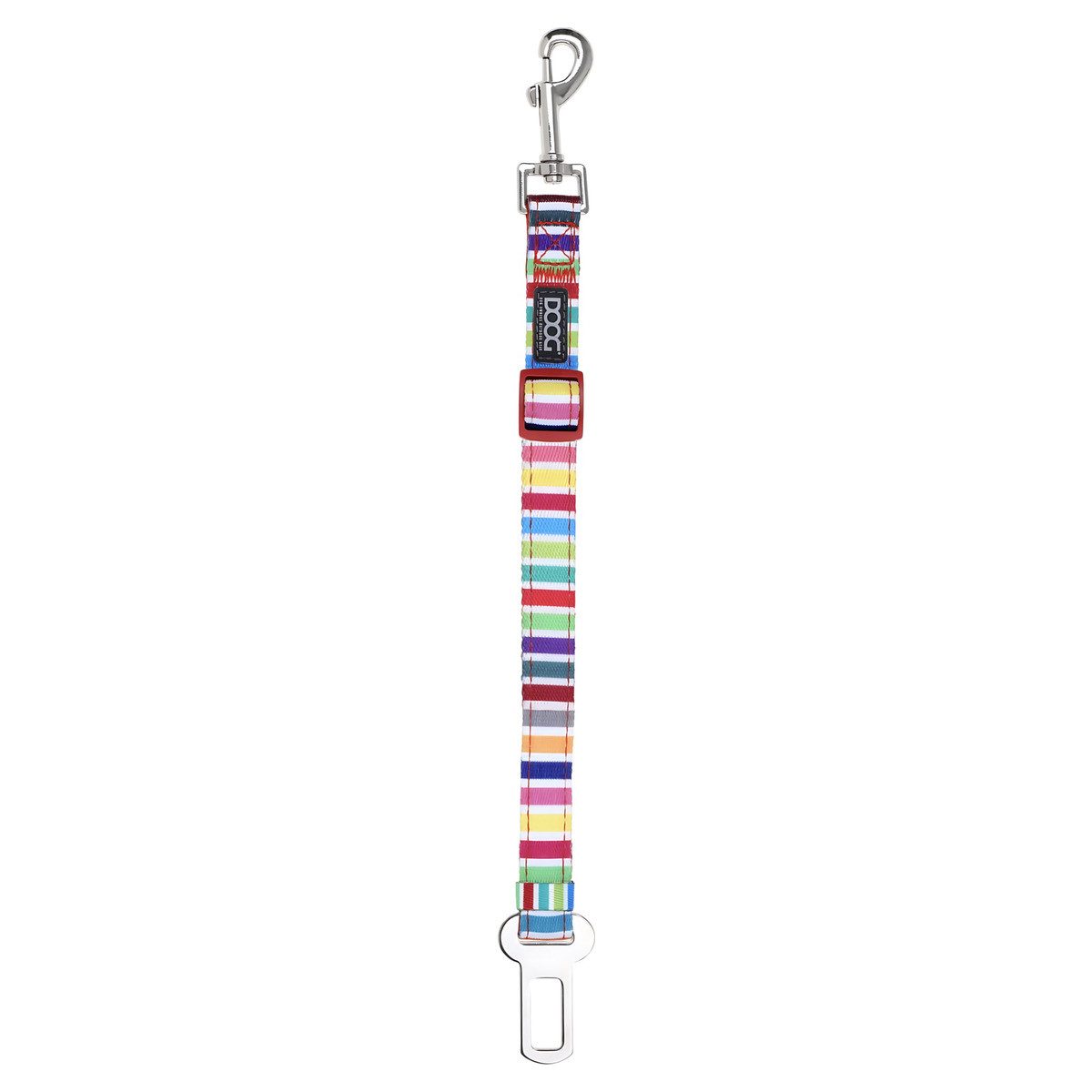 DOOG Autohundegeschirr Auto-Sicherheitsgurt Car Restraint Scooby multi-color stripped