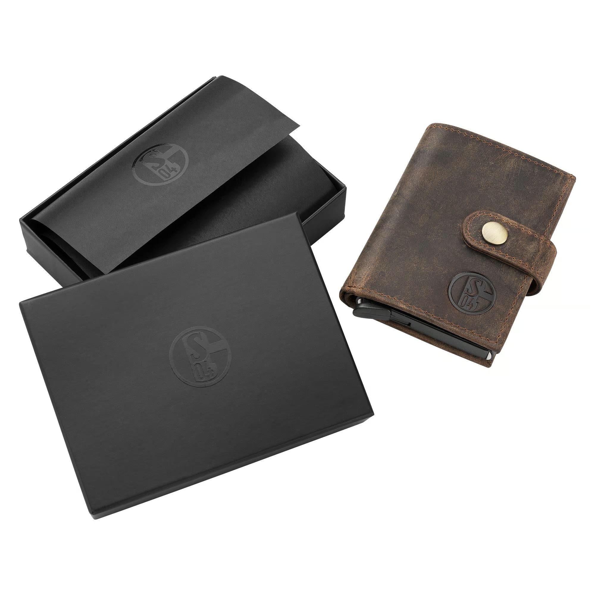 FC Schalke 04 Geldbörse Lederbörse Flip-Card günstig online kaufen