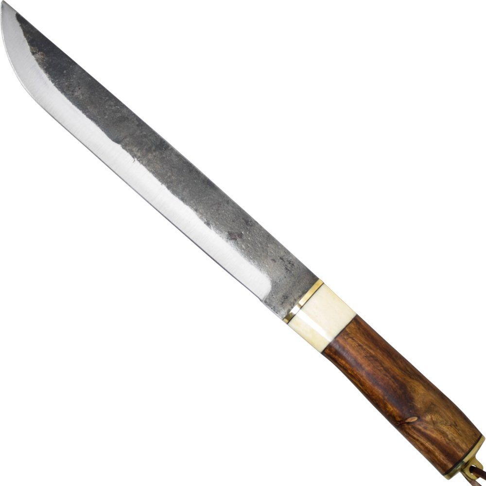 Haller Messer Universalmesser Saxmesser Kohlenstoffstahl Klinge Lederscheide, nicht rostfrei