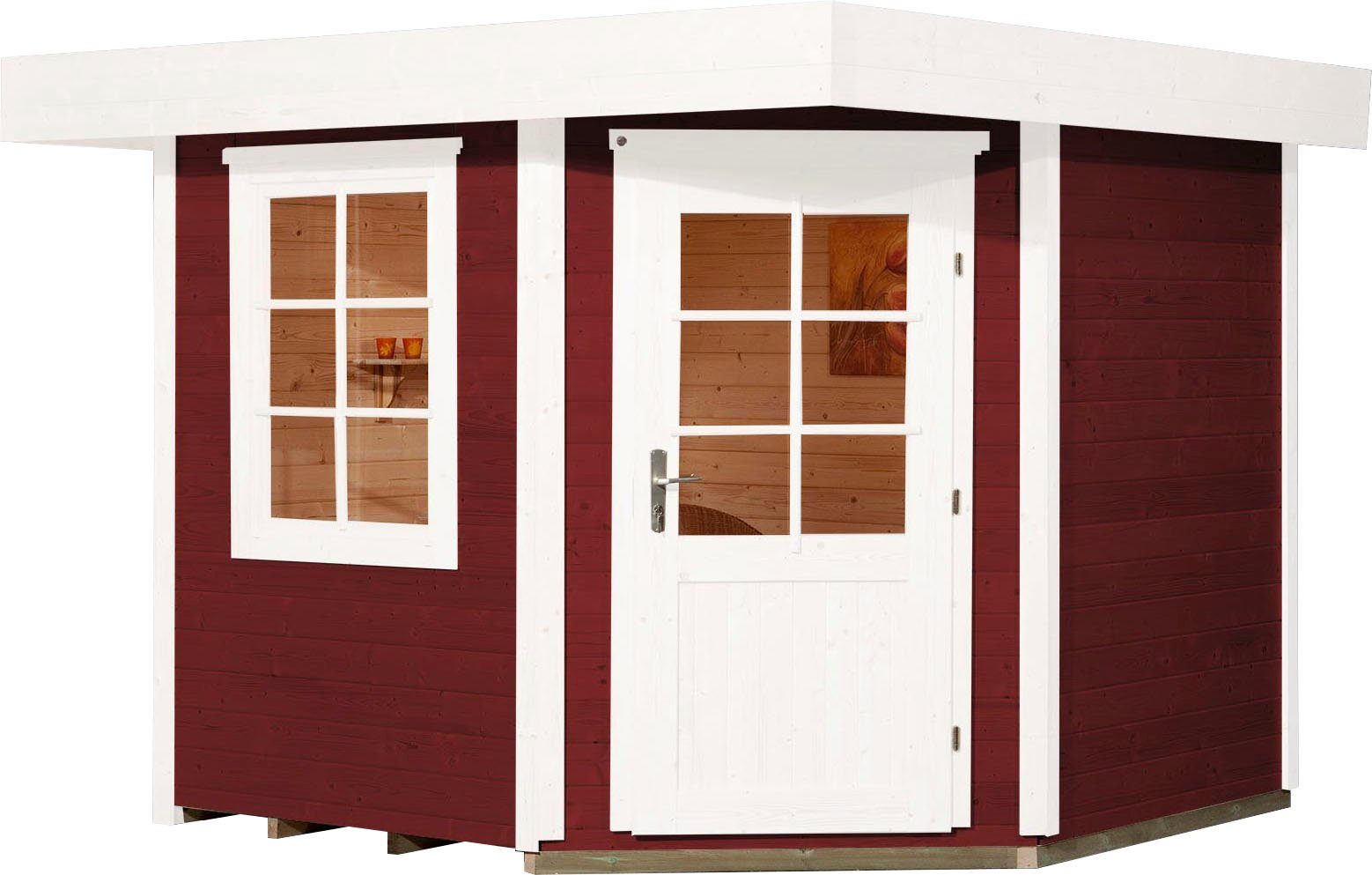 weka Gartenhaus Designhaus 213 Plus, BxT: 338x338 cm