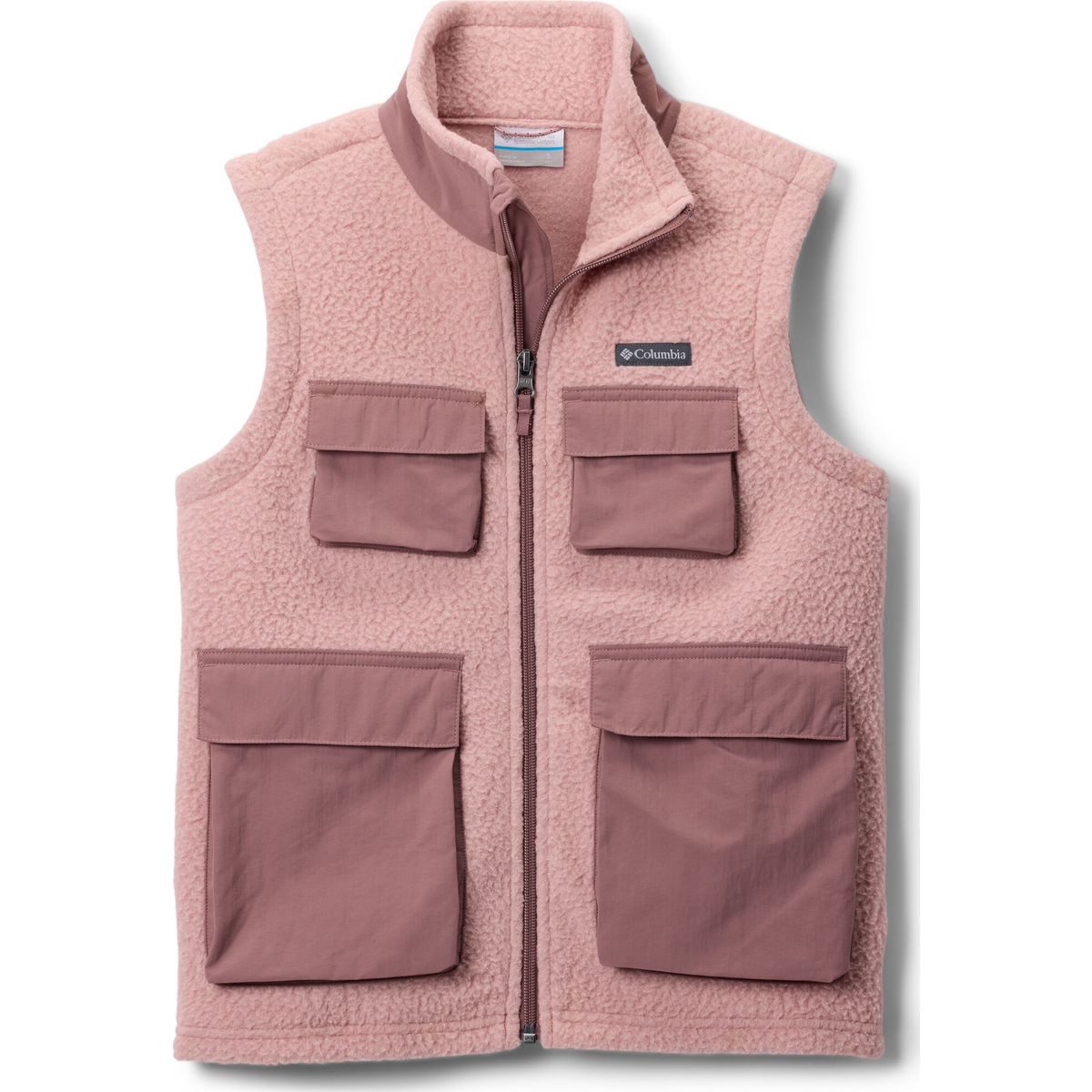 Columbia Funktionsweste Jasper Ridge Pebbled Fleece Vest Kuschelige Fleeceweste für Kinder mit praktischen