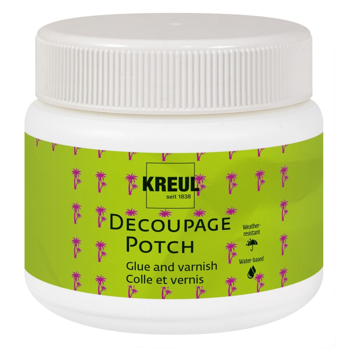 C. KREUL Lack KREUL Decoupage Potch Kleber & Lack 154g / 150ml
