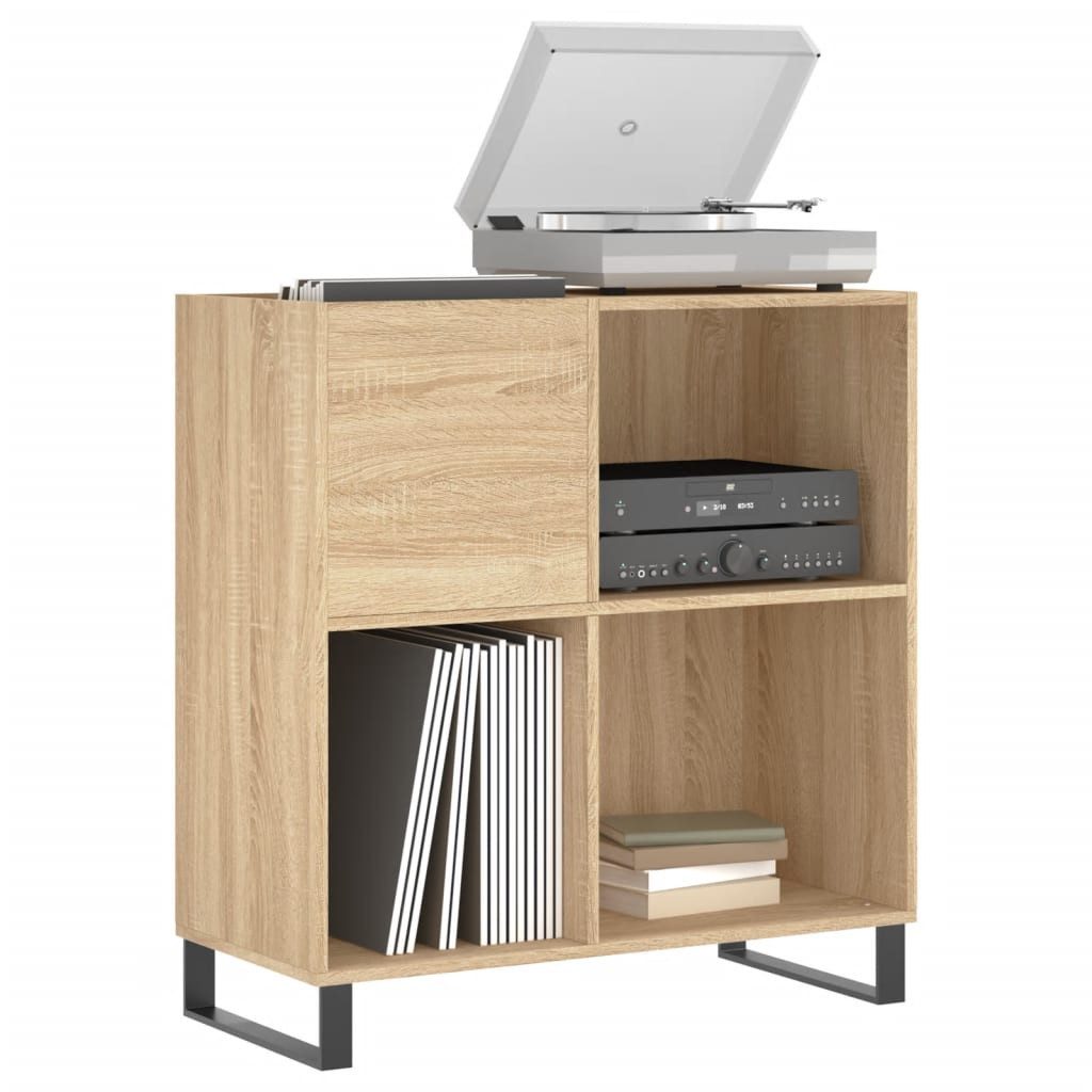 vidaXL Media-Regal Plattenschrank Sonoma-Eiche 84,5x38x89 cm günstig online kaufen
