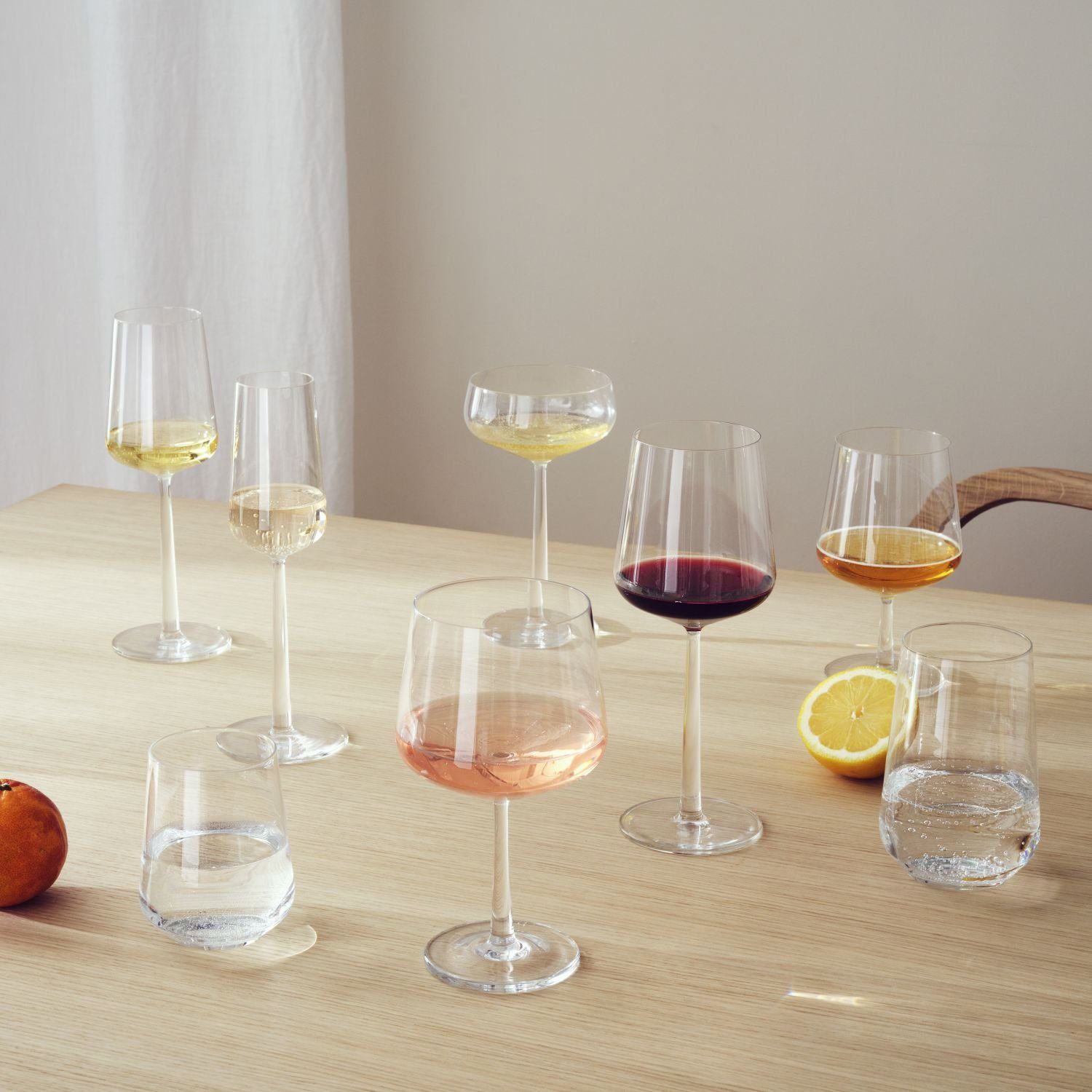 IITTALA Champagnerglas Essence, 2-tlg., Glas, 4er Set
