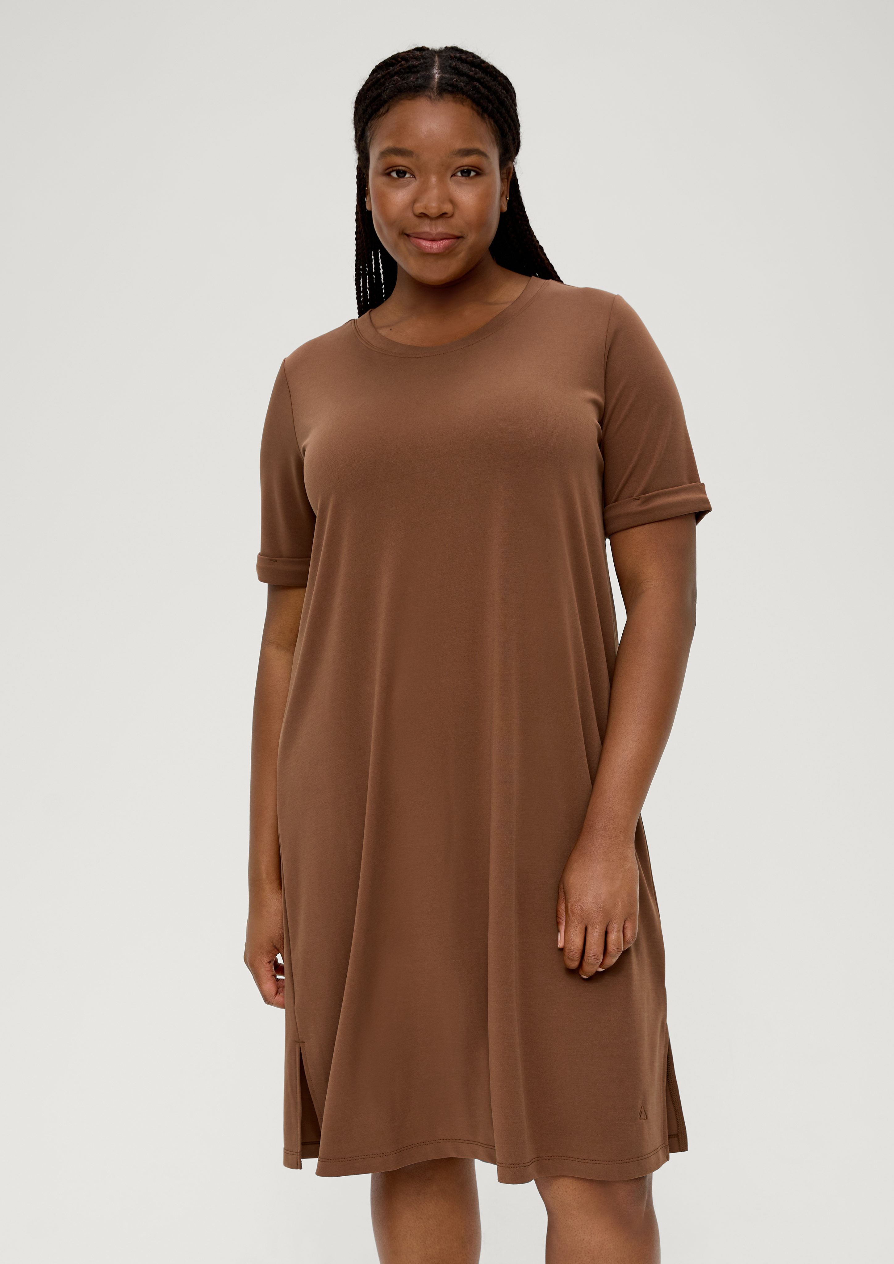 TRIANGLE Maxikleid Shirtkleid aus Modalmix Logo günstig online kaufen