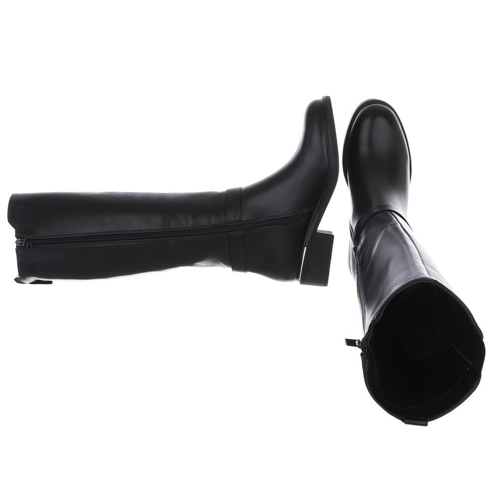 Ital-Design Elegante Damen-Stiefel mit elastischen Einsätzen und Komfort St günstig online kaufen