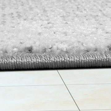 Teppich Kurzflor Zeitlos Abstrakt Muster Design Wohnzimmer Grau, TT Home, Läufer, Höhe: 13 mm
