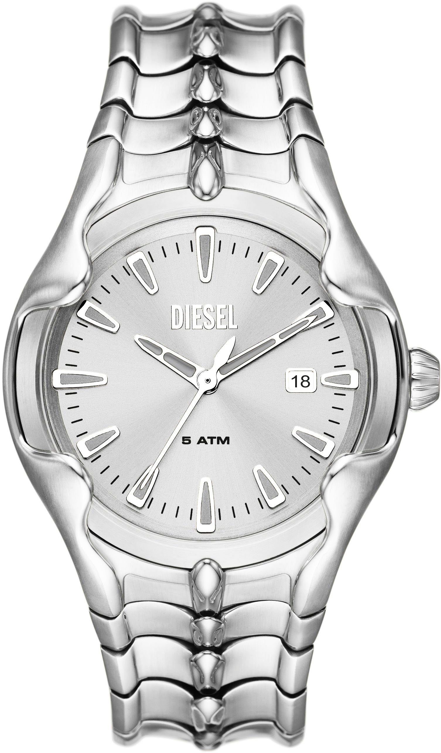 Diesel Quarzuhr VERT DZ2185, Armbanduhr, Herrenuhr, Datum, Edelstahlarmband günstig online kaufen