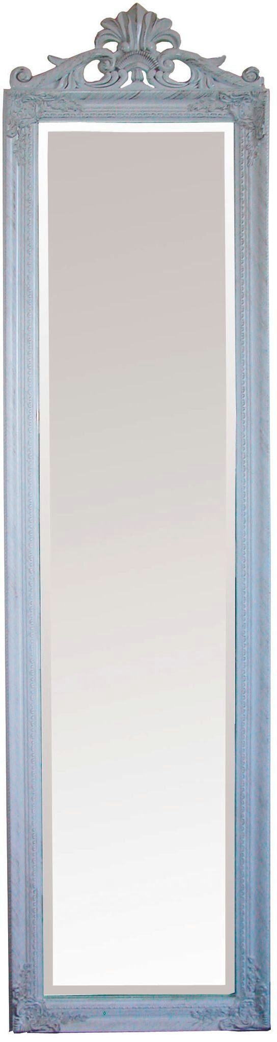 elbmöbel Standspiegel Standspiegel Standspiegel Spiegel: Barock weiß cm weiß 180x45x5 groß