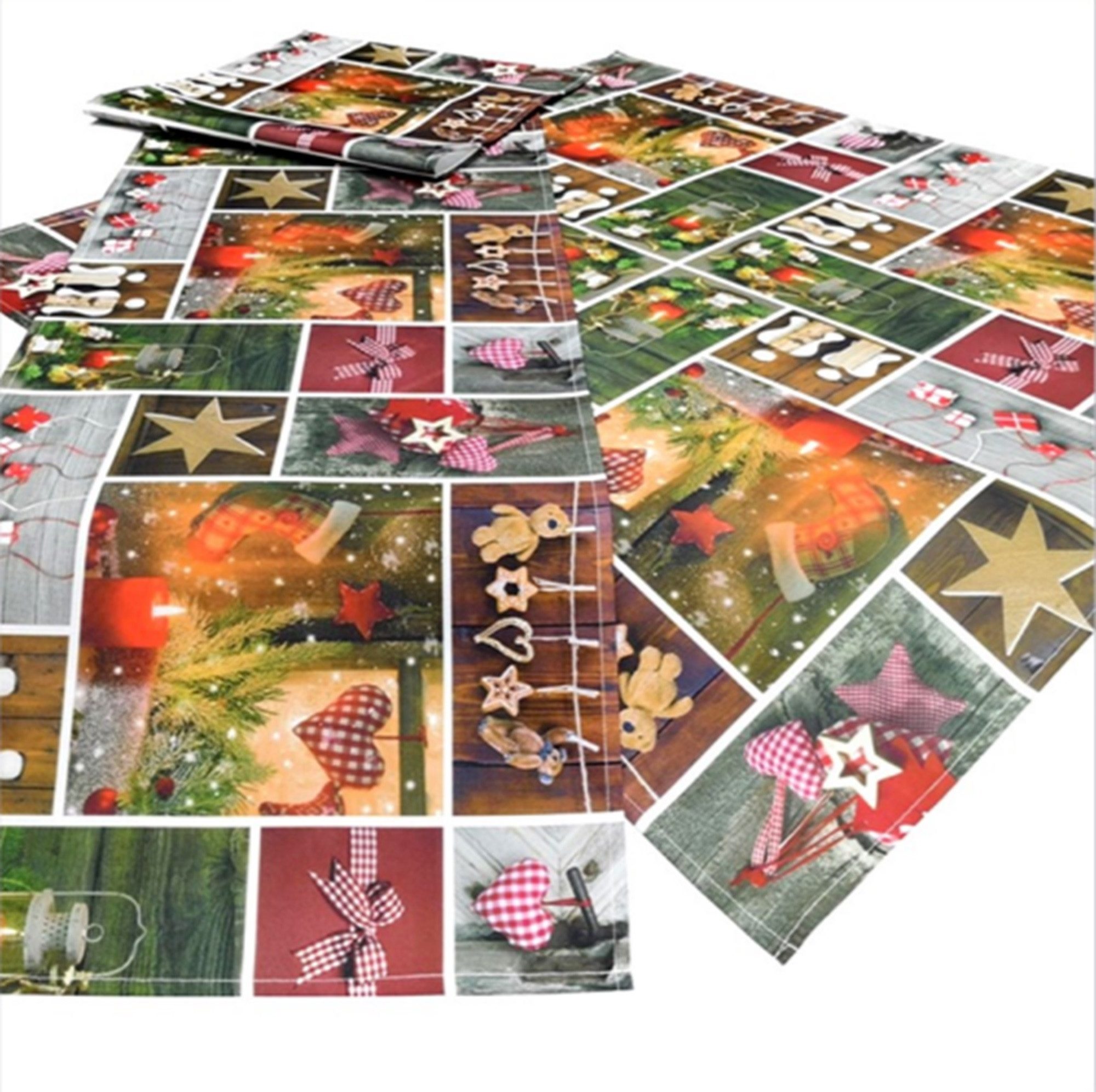 Tischdecke / Weihnachten / Mitteldecke / 85x85cm / CYC-4065
