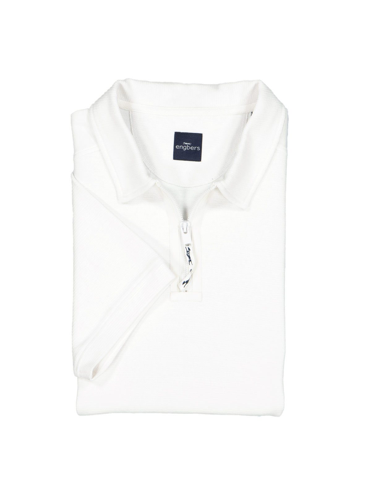 Engbers Poloshirt Herren Polo-Shirt regular, Reinweiss