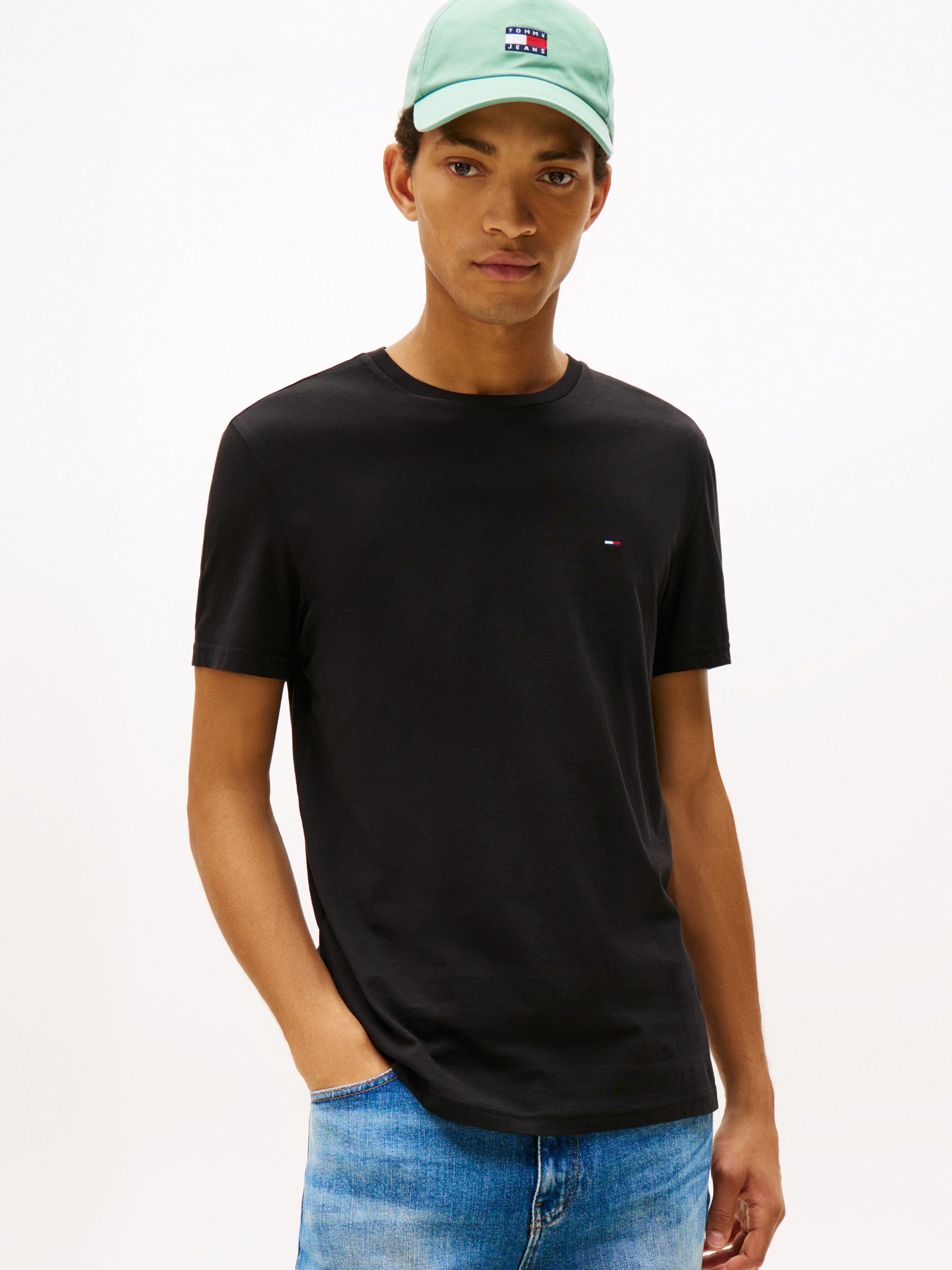 Tommy Jeans T-Shirt TJM EXTRA SLIM 3 PACK (Packung, 3-tlg) Mit Rundhalsausschnitt