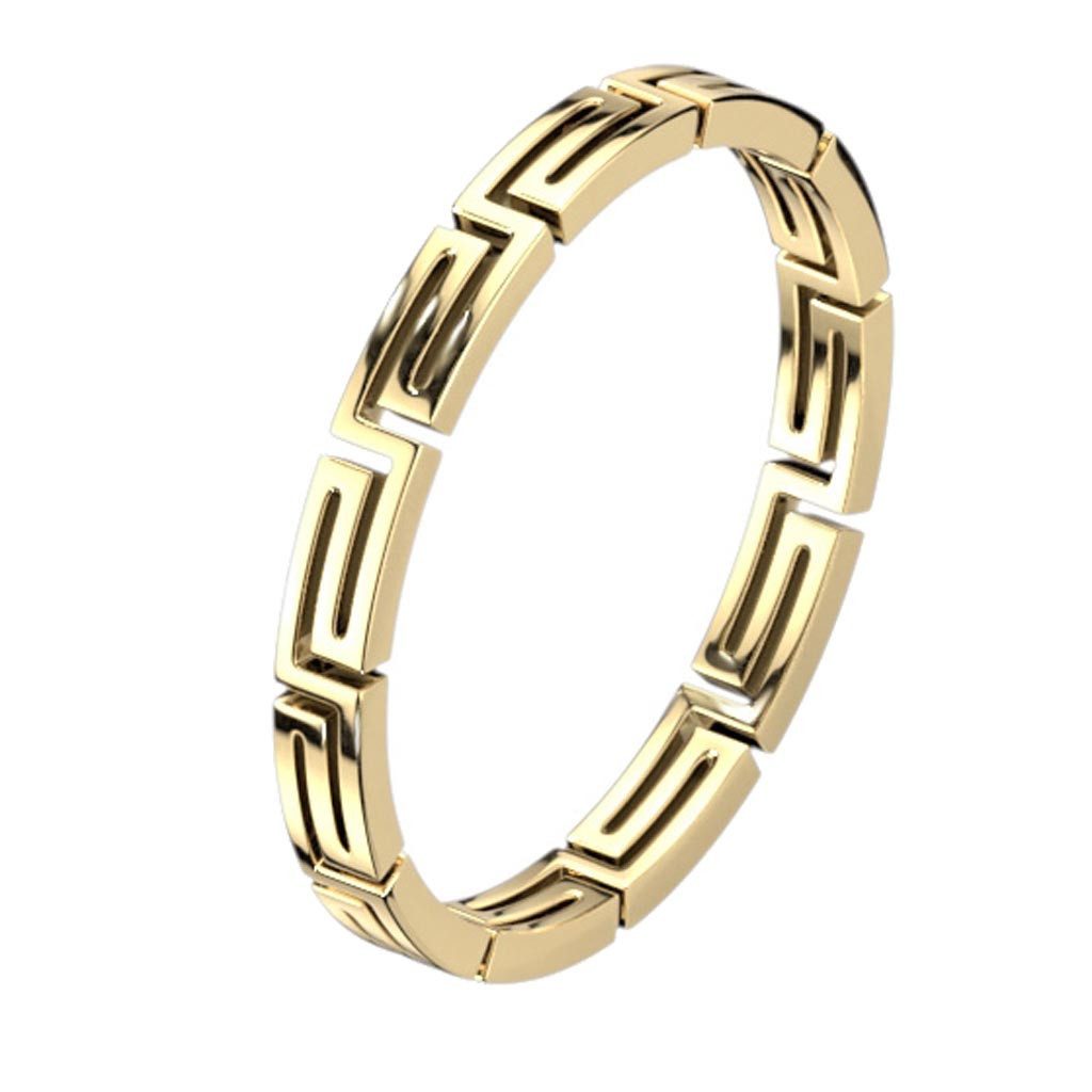 viva-adorno Fingerring Damenring Edelstahl Ring schmal günstig online kaufen