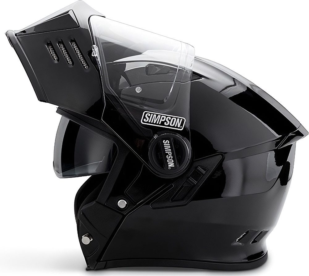 Simpson Motorradhelm Helmet Ece22.06 Darksome