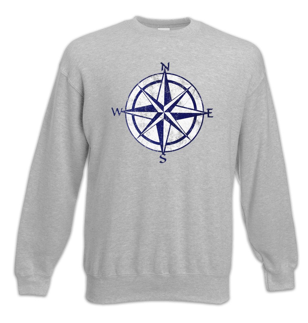 Sweatshirt Nautical Compass Vintage Sweatshirt Tattoo Star Rockabilly Sailor