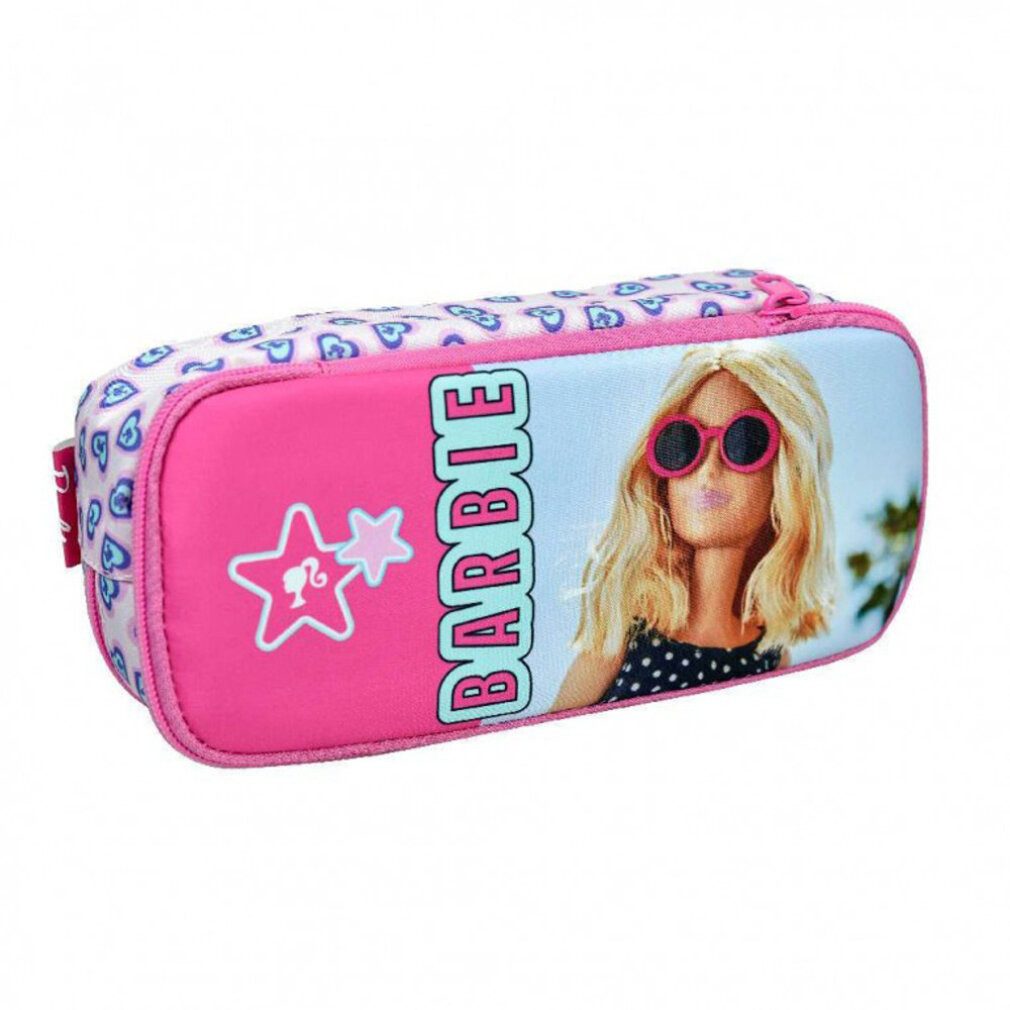 Barbie Federmäppchen Summer Federmäppchen mit 2 Fächern 26 cm