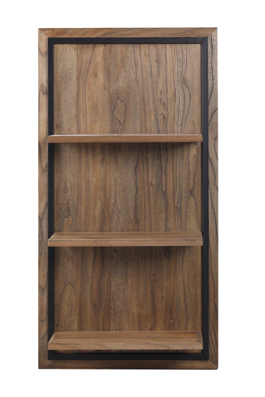 FURNARO Wandboard, Ulme massiv modern Landhaus komplett montiert 108x56x24 cm