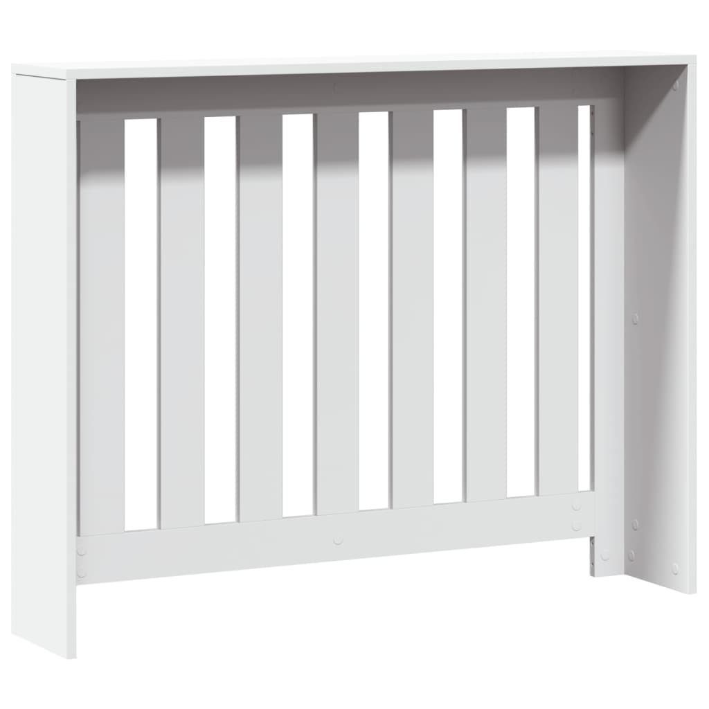 vidaXL Heizkörper Heizkörperabdeckung Weiß 104 x 20 x 82 cm Holzwerkstoff – Bild 4 von 5
