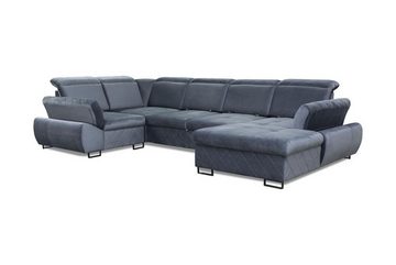 JVmoebel Ecksofa Ecksofa Couch Möbel Neu Wohnlandschaft U Form, Made in Europe