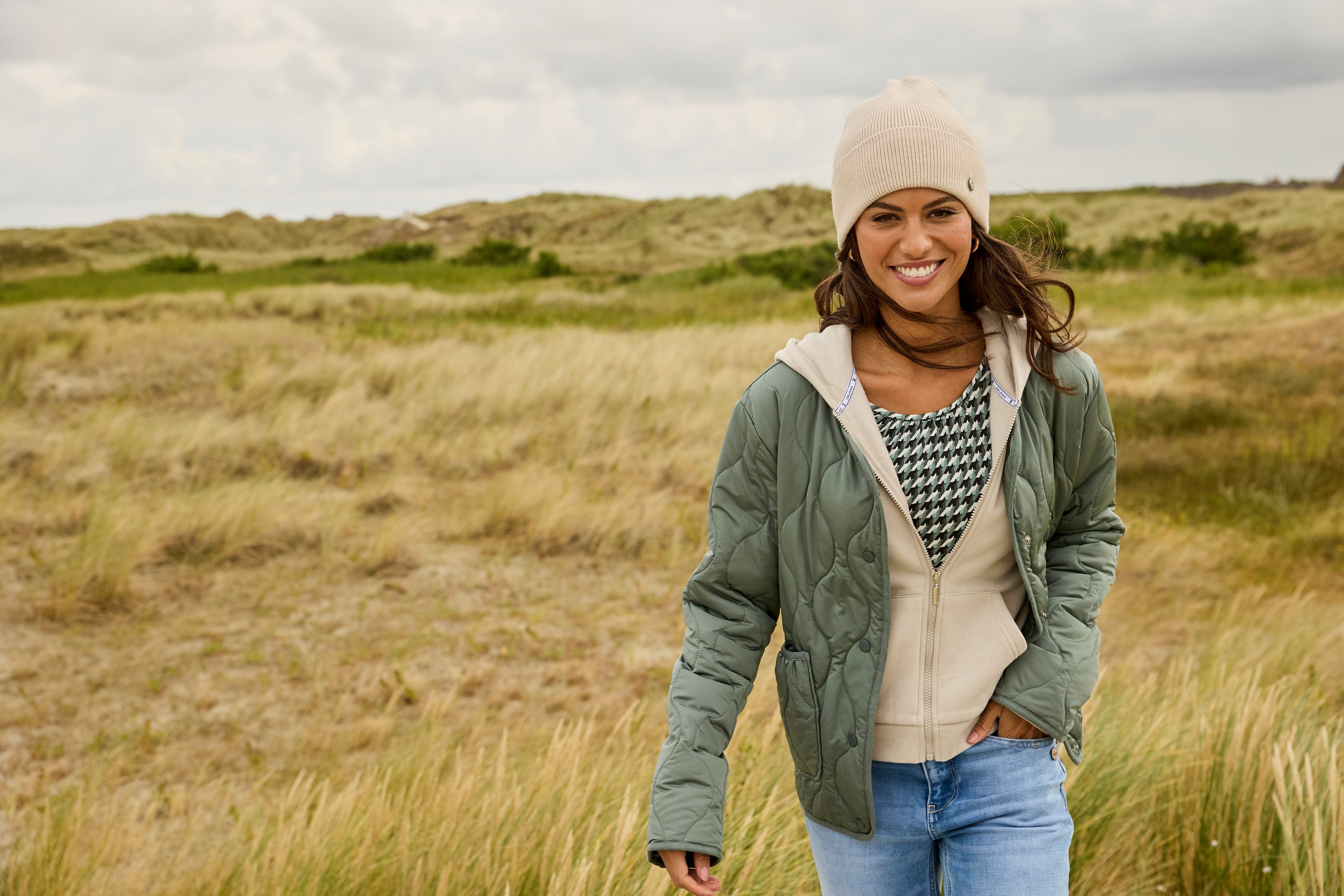 Laura Scott Strickmütze in Rippenstrick mit modischem Umschlag - NEW günstig online kaufen