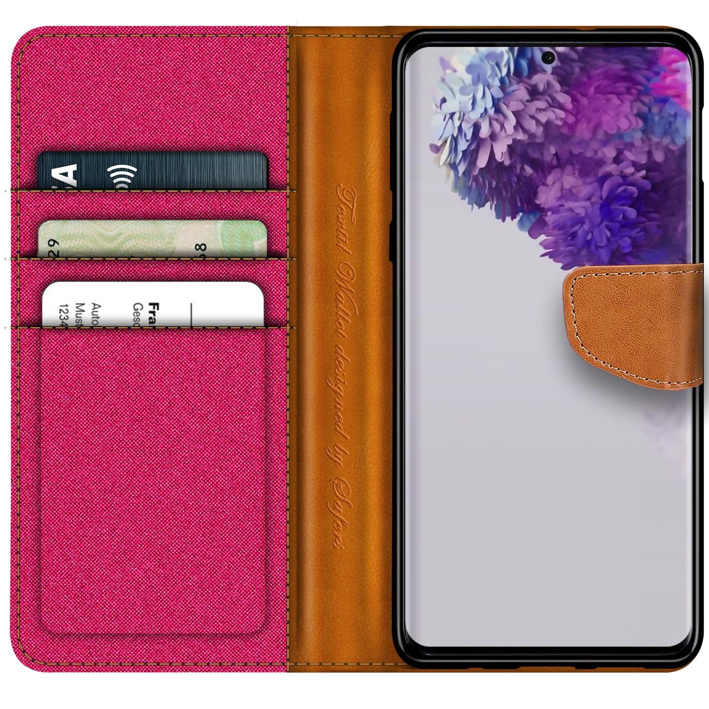 CoolGadget Handyhülle Flip Case Wallet Cover Book Tasche für Samsung Galaxy S20 Ultra 6,9 Zoll, Handy Tasche mit Kartenfach Book Schutzhülle