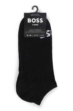 BOSS Sneakersocken 3P AS Logo CC W (Packung, 3er) mit BOSS Logoschriftzug