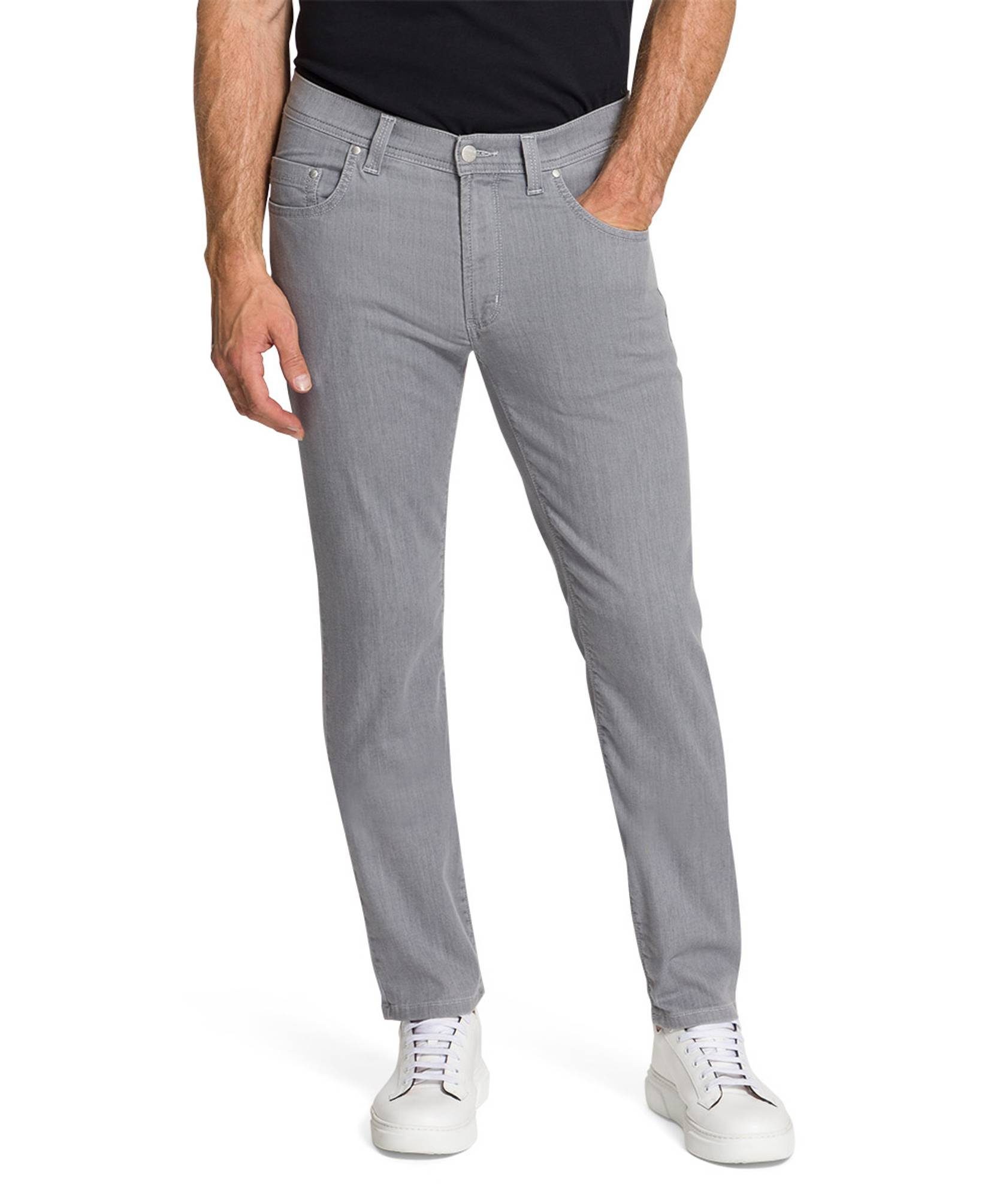 grey 5-Pocket-Jeans Jeans Pioneer light Authentic 16801.6615 (9841) PO kernig stonewash