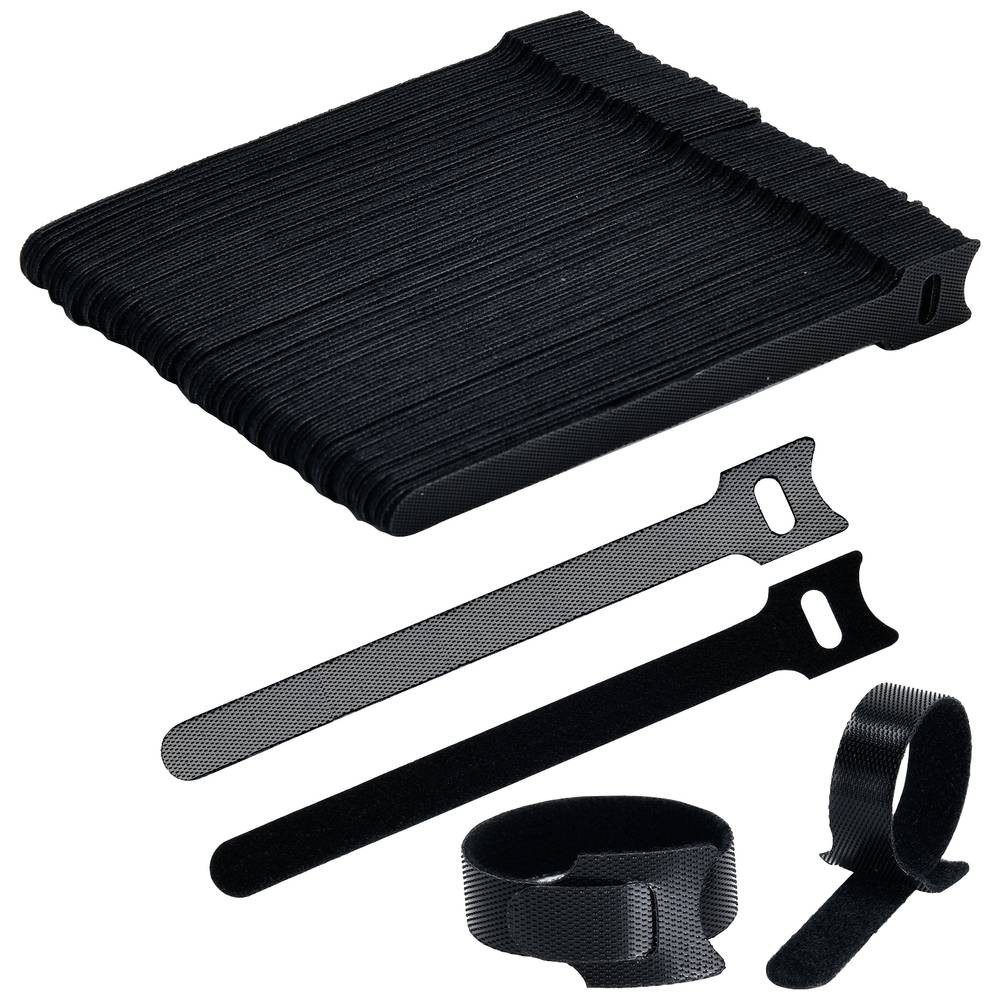 TRU COMPONENTS Klettband Klett-Kabelbinder 150 x 12 mm 100 St TC-12888500