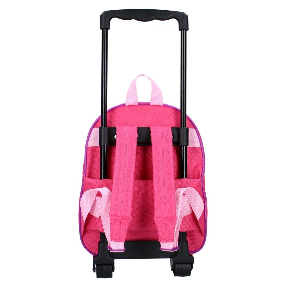 Vadobag Kinderrucksack Minnie Maus 3D Trolley 33 cm Rucksack Minnie Mouse Strong Together (088-1690), Kinder Reisekoffer, mit schönem dreidimensionalem Bild, Red Rosa