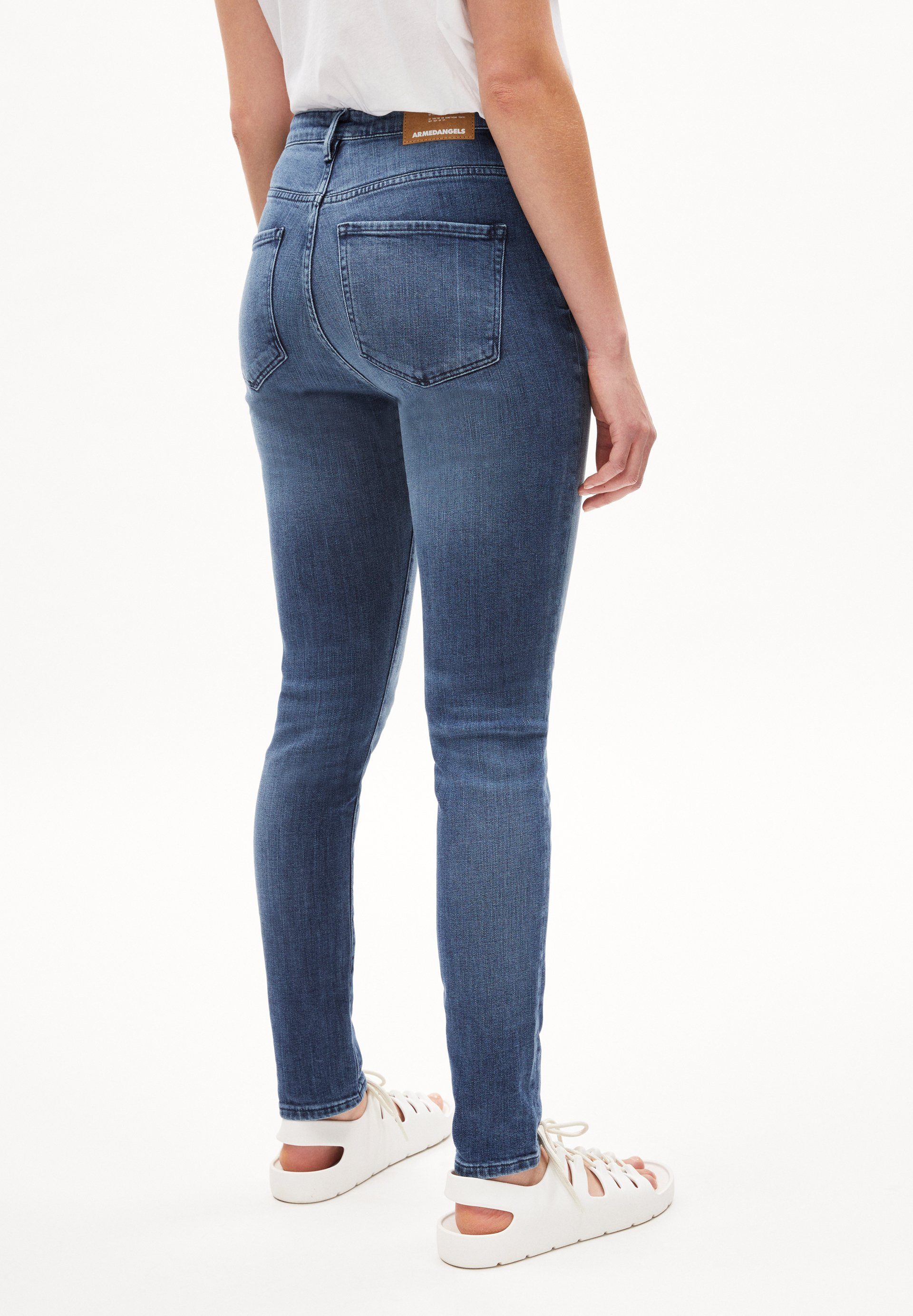 Slim-fit-Jeans INGAA Damen Keine Armedangels Details (1-tlg) stone wash