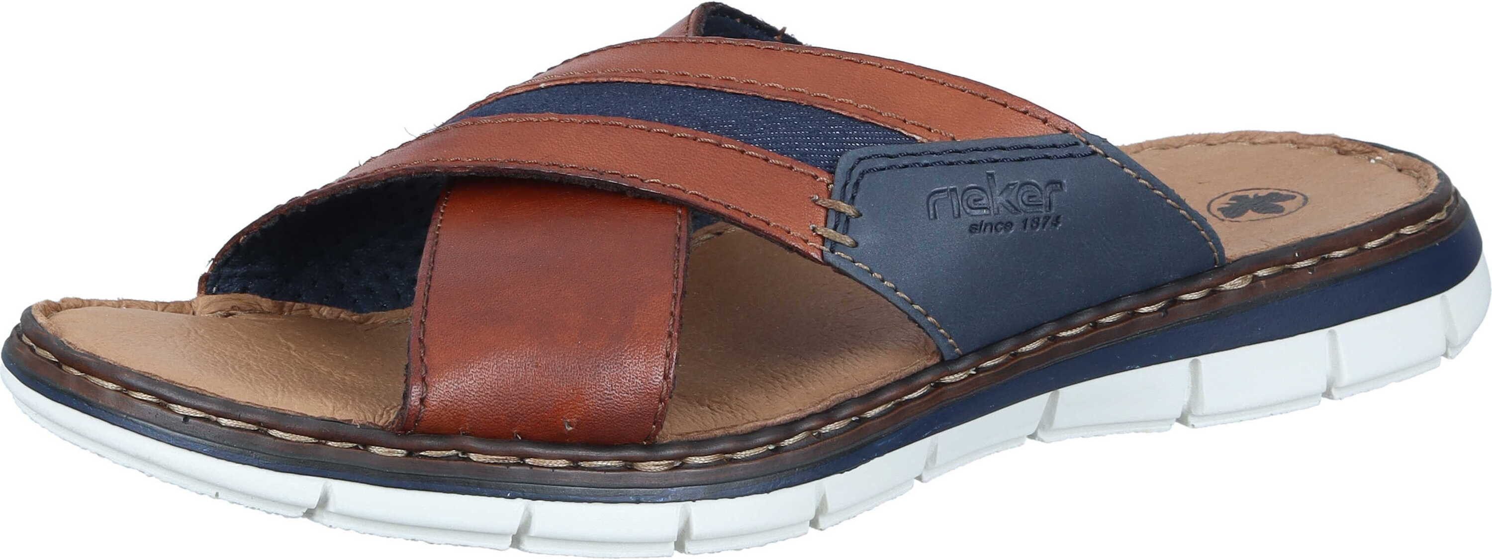 Rieker Pantoletten Pantolette aus echtem Leder günstig online kaufen