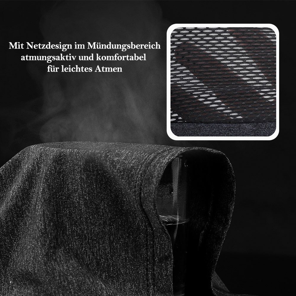 Vivi Idee Sturmhaube Halbe Sturmhaube Balaclava, Motorradmaske, Fahrradmaske, Skimaske