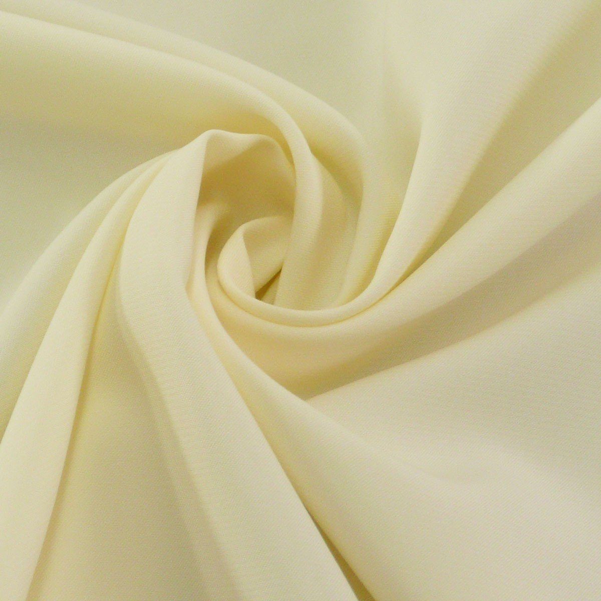 SCHÖNER LEBEN. Stoff Royal Micro Satin Stoff Meterware ecru 140cm