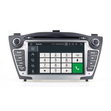 TAFFIO Für HYUNDAI iX35 Tucson 7" Touchscreen Android Autoradio GPS CarPlay Einbau-Navigationsgerät