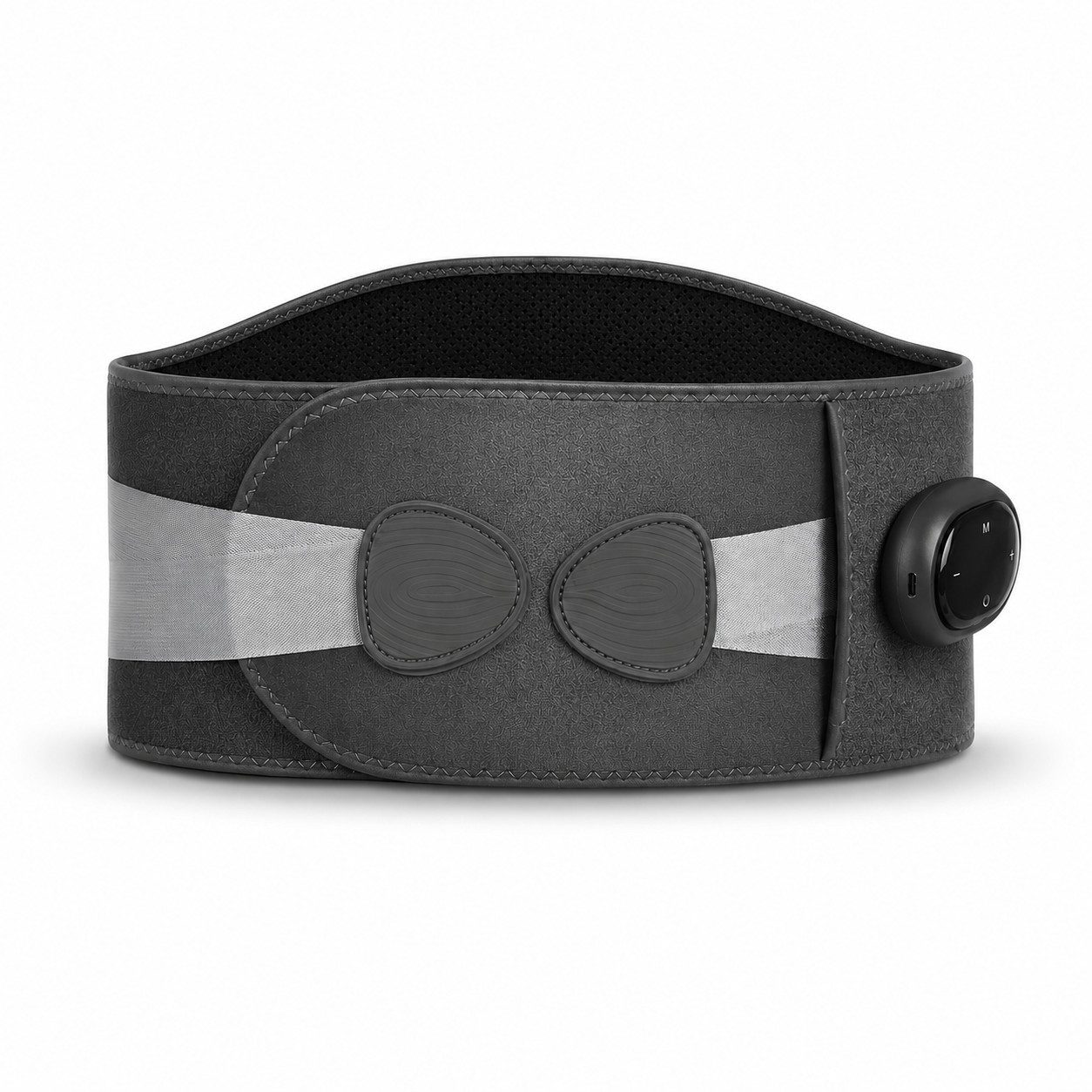 Tekoo Rücken Stützgürtel Massagegürtel Rücken mit Wärme & EMS, Lendenstütze Kabellos, 4 ergonomische Stützstäbe, kabelloser Komfort, 360-Grad-Kompression