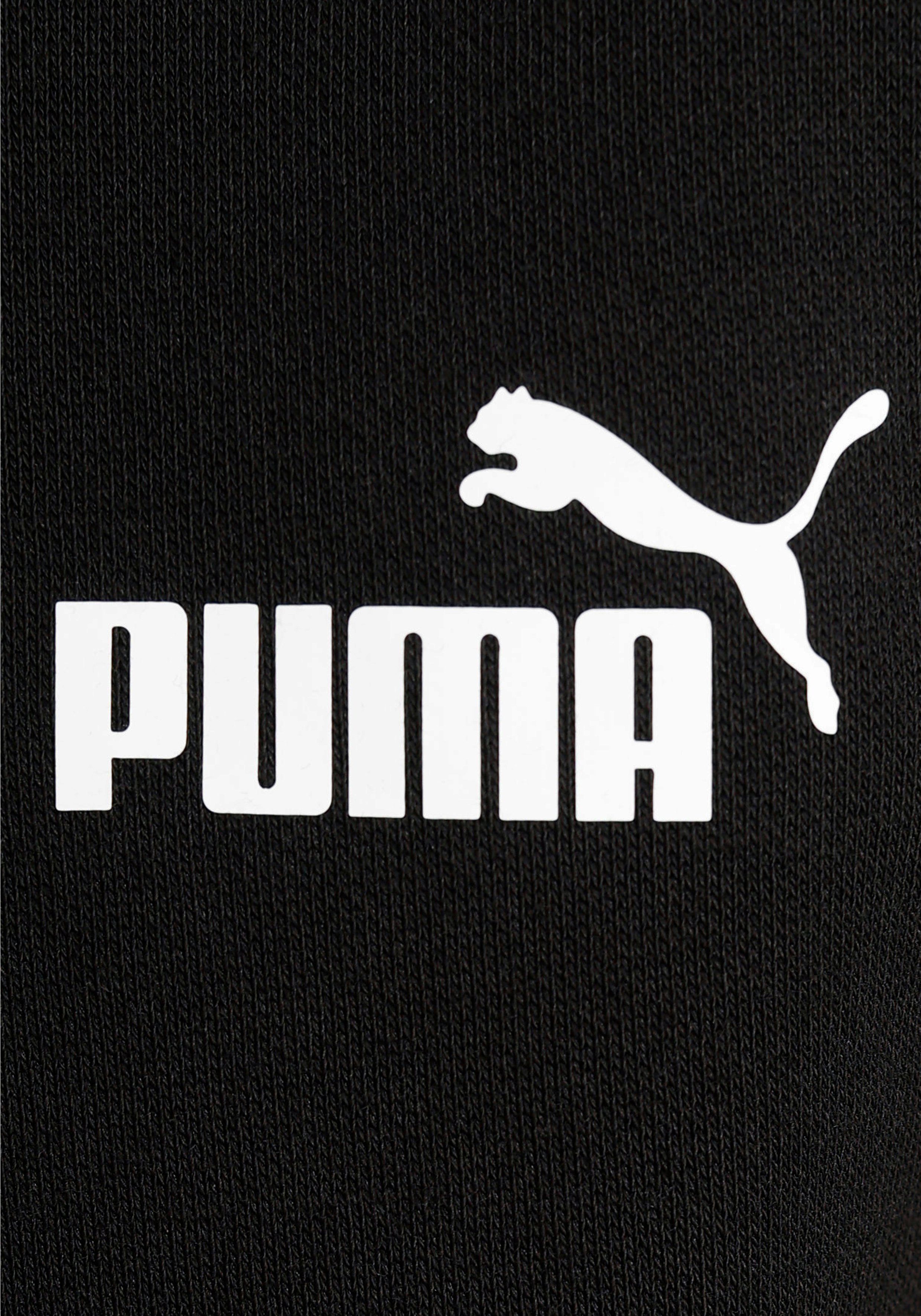 PUMA Kapuzensweatshirt Black Puma LOGO ESS B FL CREW BIG