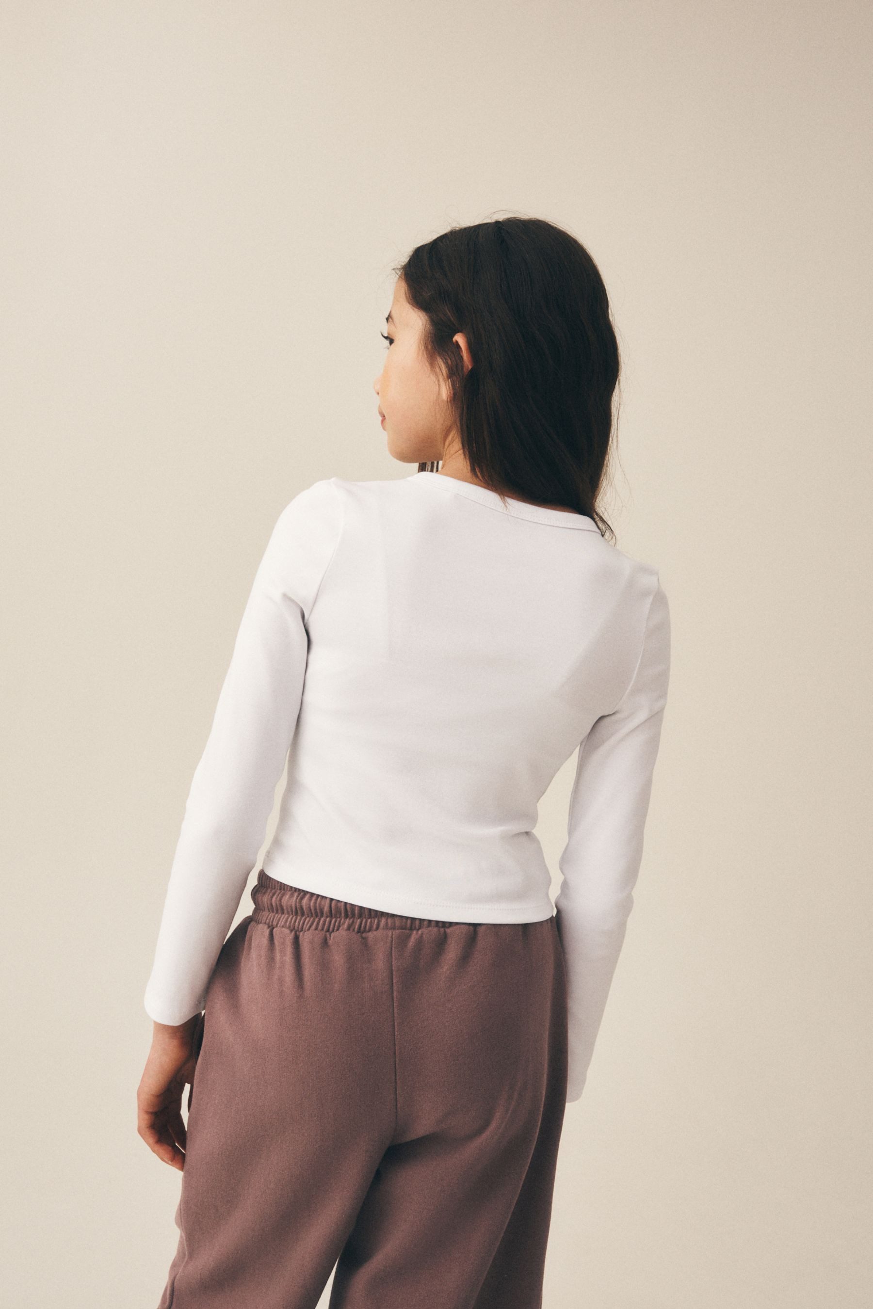 Next Jogginghose Sporthose mit weitem Bein (1-tlg) – Bild 5 von 5