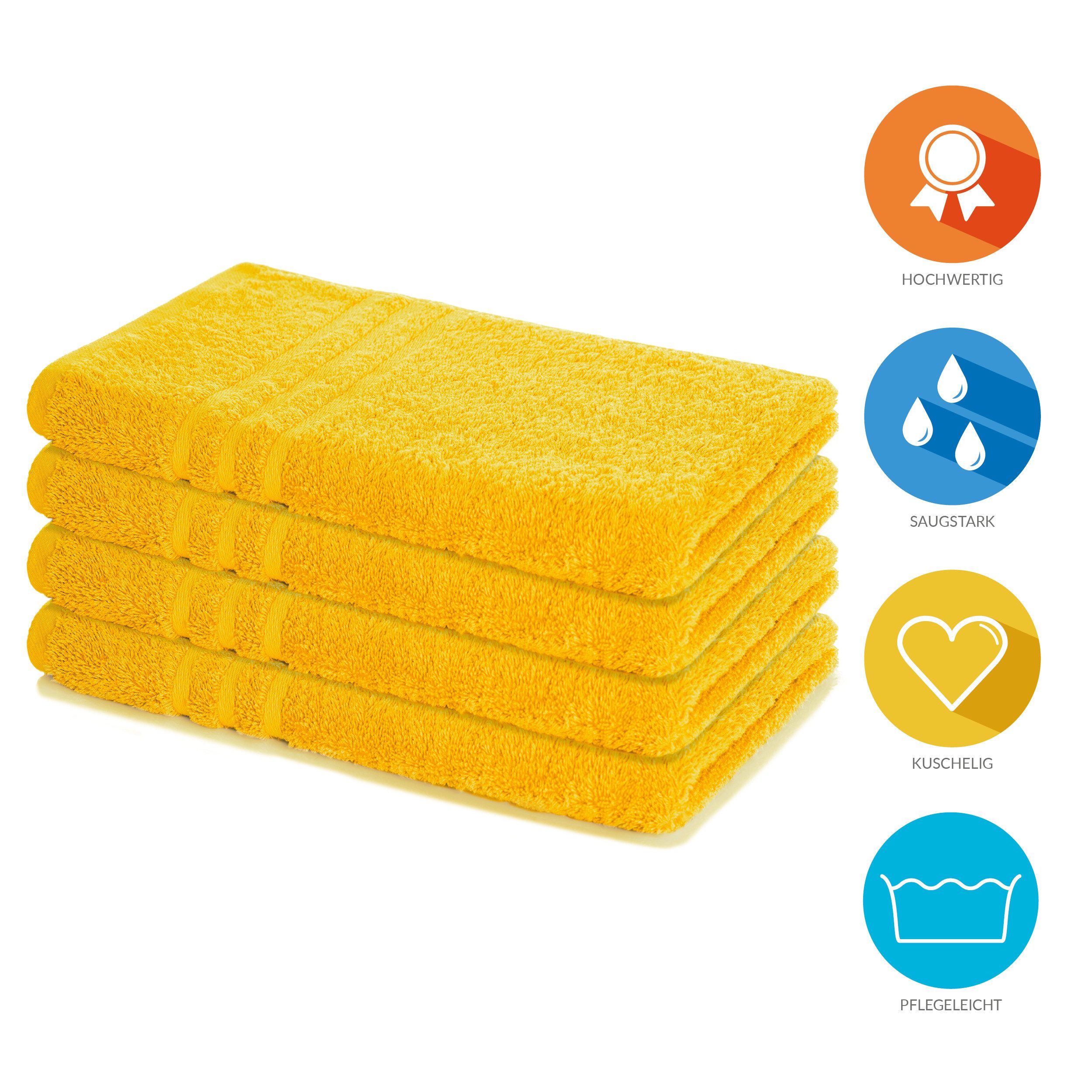 Lavea Handtuch Set Frottierserie Elena, Handtuch - 100% Baumwolle (Set, 4-S günstig online kaufen