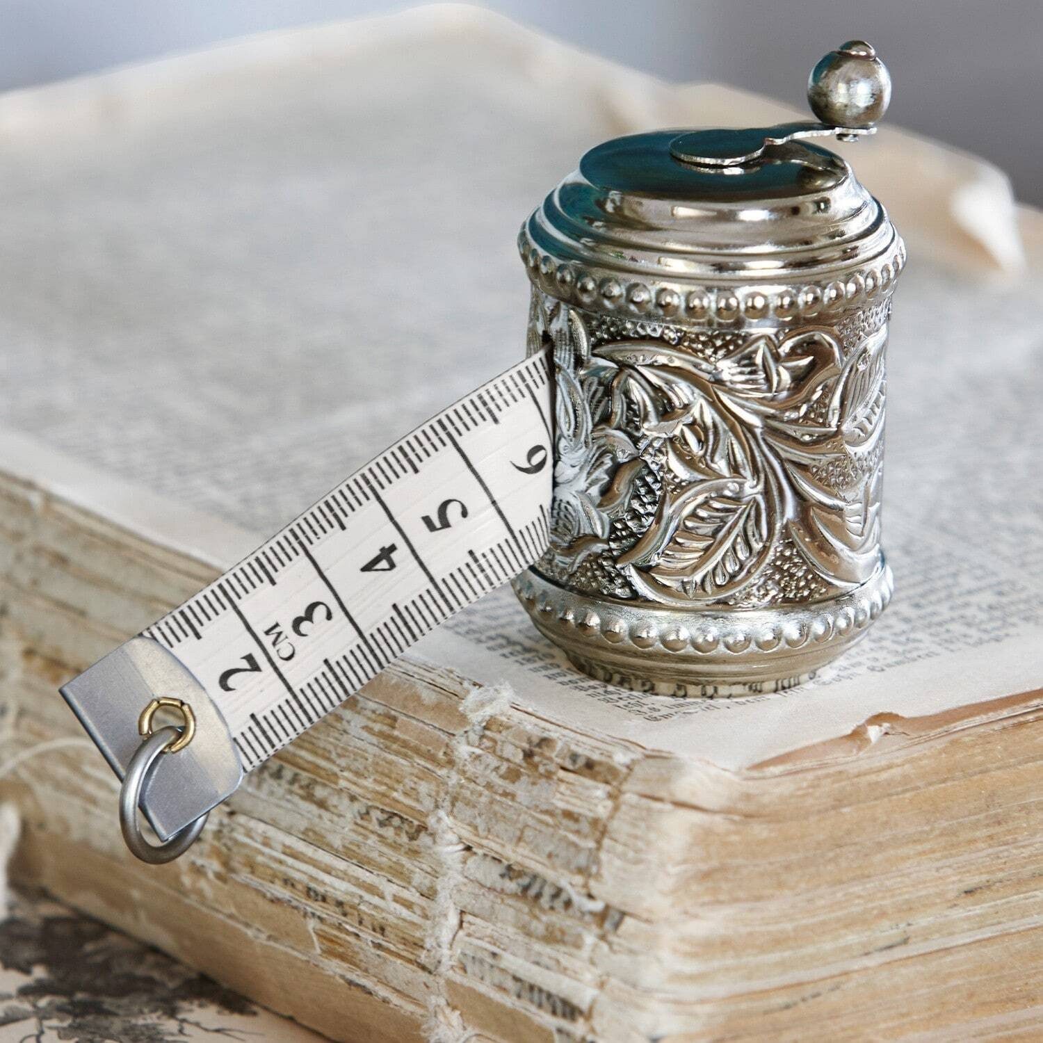 Mirabeau Maßband Maßband Mètre antiksilber – Bild 3 von 4