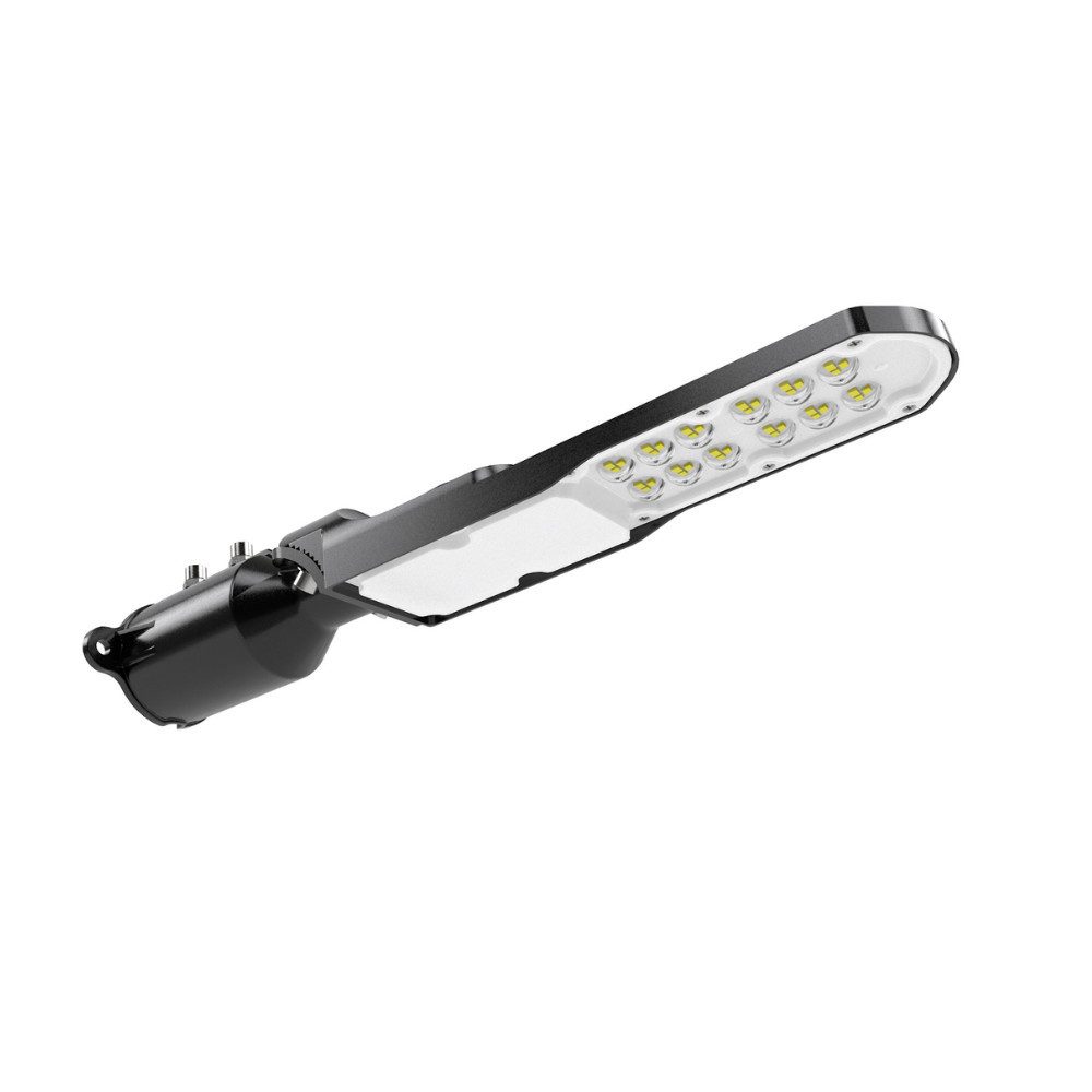 LUXULA LED Flutlichtstrahler LUXULA LED Straßenleuchte 30 W 5000 K Neutralweiß Schwarz, LED fest integriert, Neutralweiß