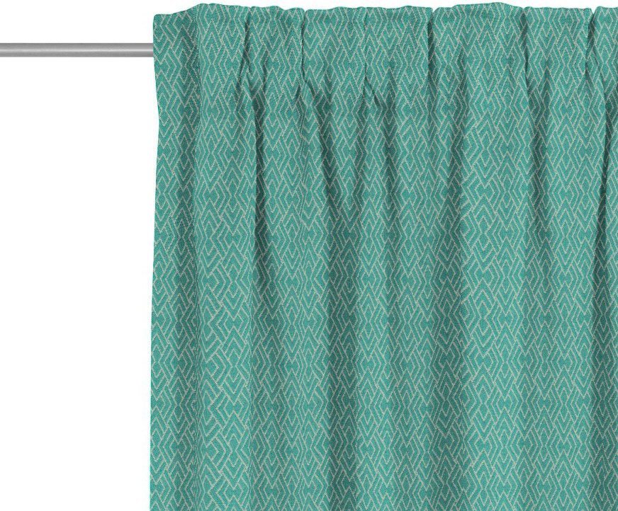 Vorhang Graphic Ventus, Adam, Multifunktionsband (1 St), blickdicht,  Jacquard, nachhaltig aus Bio-Baumwolle