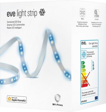 EVE LED Lichtleiste Light Strip, Dimmer, Farbwechsel, erweiterbar, LED fest integriert, Farbwechsler