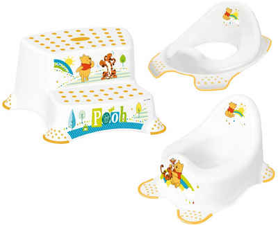 keeeper Tritthocker Disney Winnie the Pooh Topf WC-Aufsatz + Hocker (3er Set)