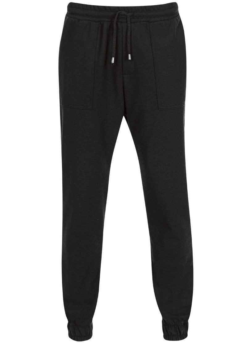 Trigema Jerseyhose TRIGEMA Jogginghose mit aufgesetzten Taschen (1-tlg)