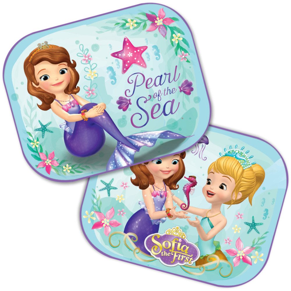 Seven Polska Autosonnenschutz NIXE SOFIA - Disney Sonnenschutz, Schattenspender, 2 Stück, 44 x 35 cm