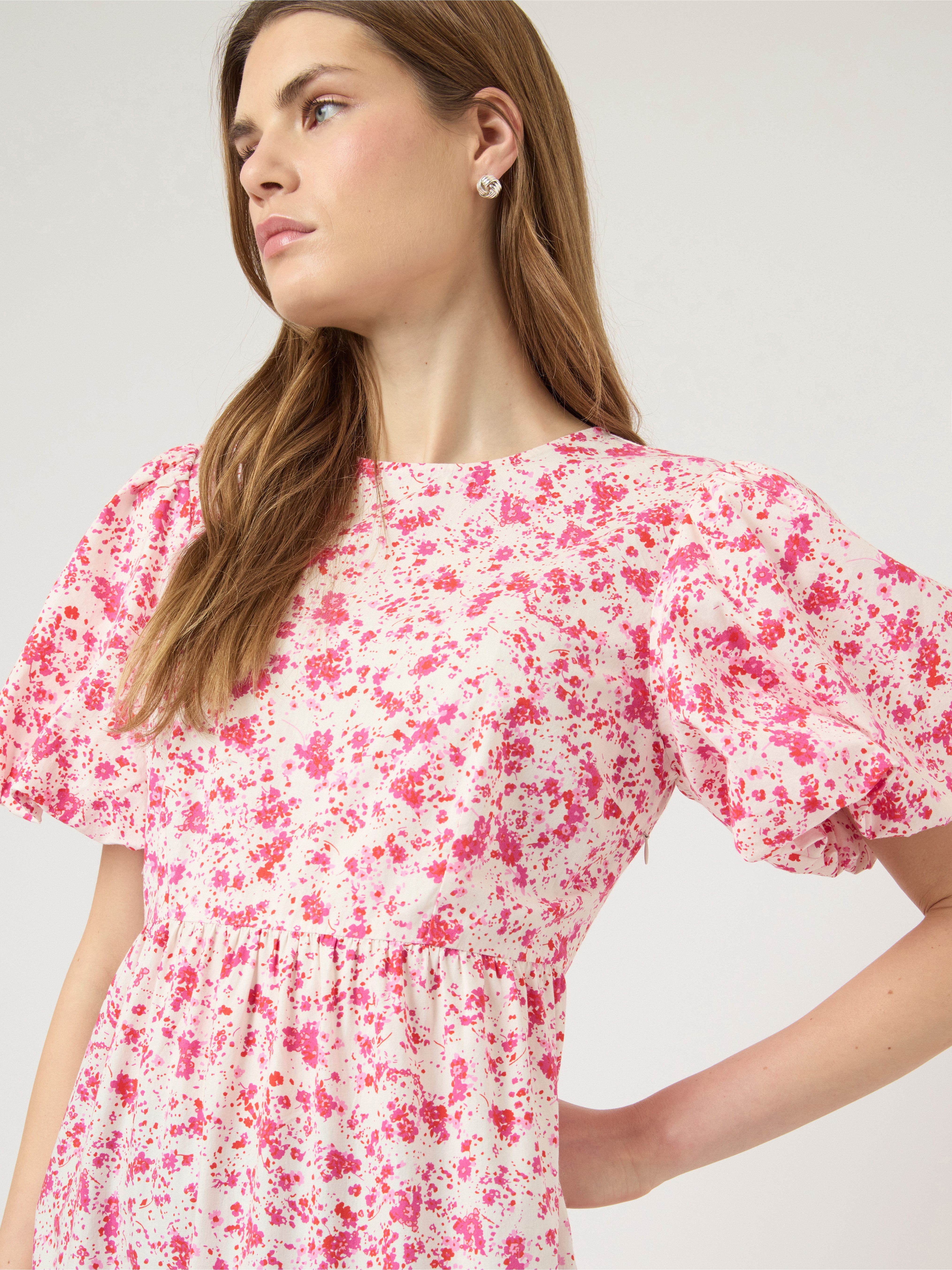 Y.A.S Midikleid YASCOLEA SS ANKLE DRESS S. NOOS Sommerkleid, Baumwolle, knöchellang