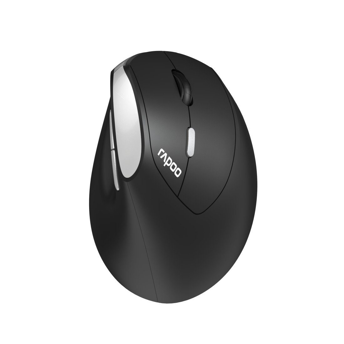 Rapoo EV250 Kabellos, Schwarz ergonomische Maus (Funk), zuverlässige  2,4-GHz-Wireless-Verbindung