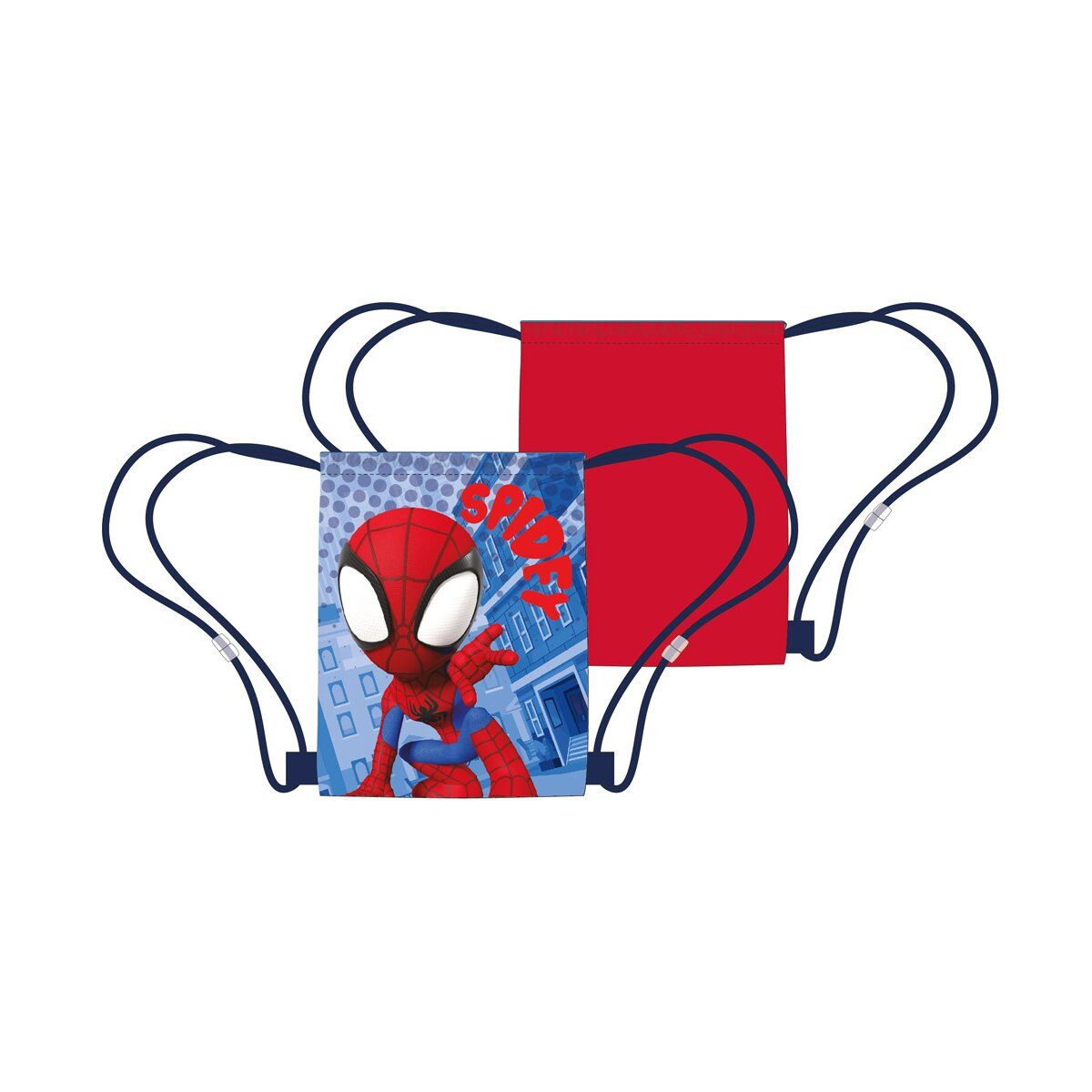 Spiderman Turnbeutel Spiderman Sporttasche 40cm Kinder Turnbeutel Marvel Style (1-tlg)