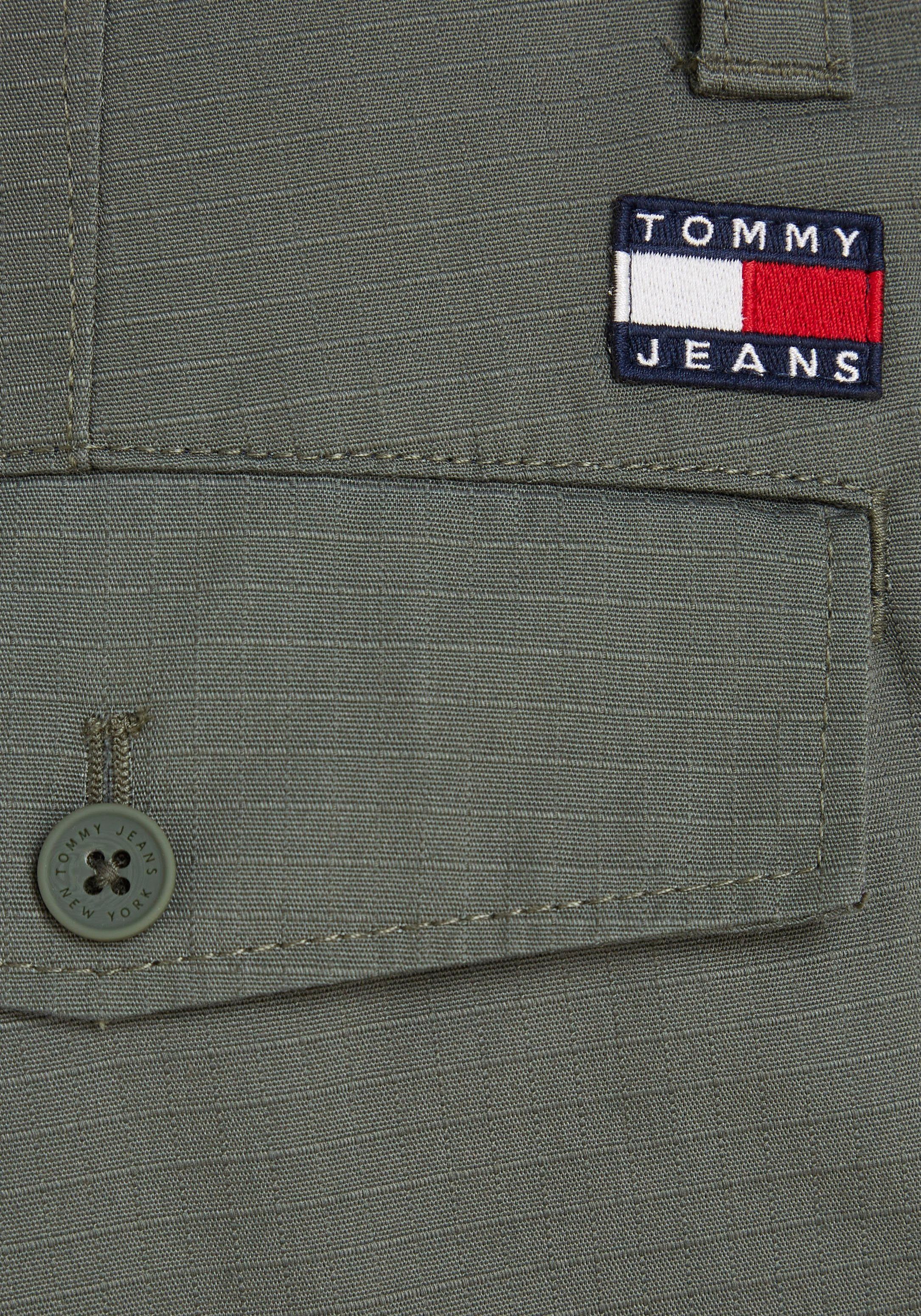 feiner BAGGY Avalon AIDEN mit TJM Jeans Tommy CARGO PANT Stoff Cargohose Green im Struktur