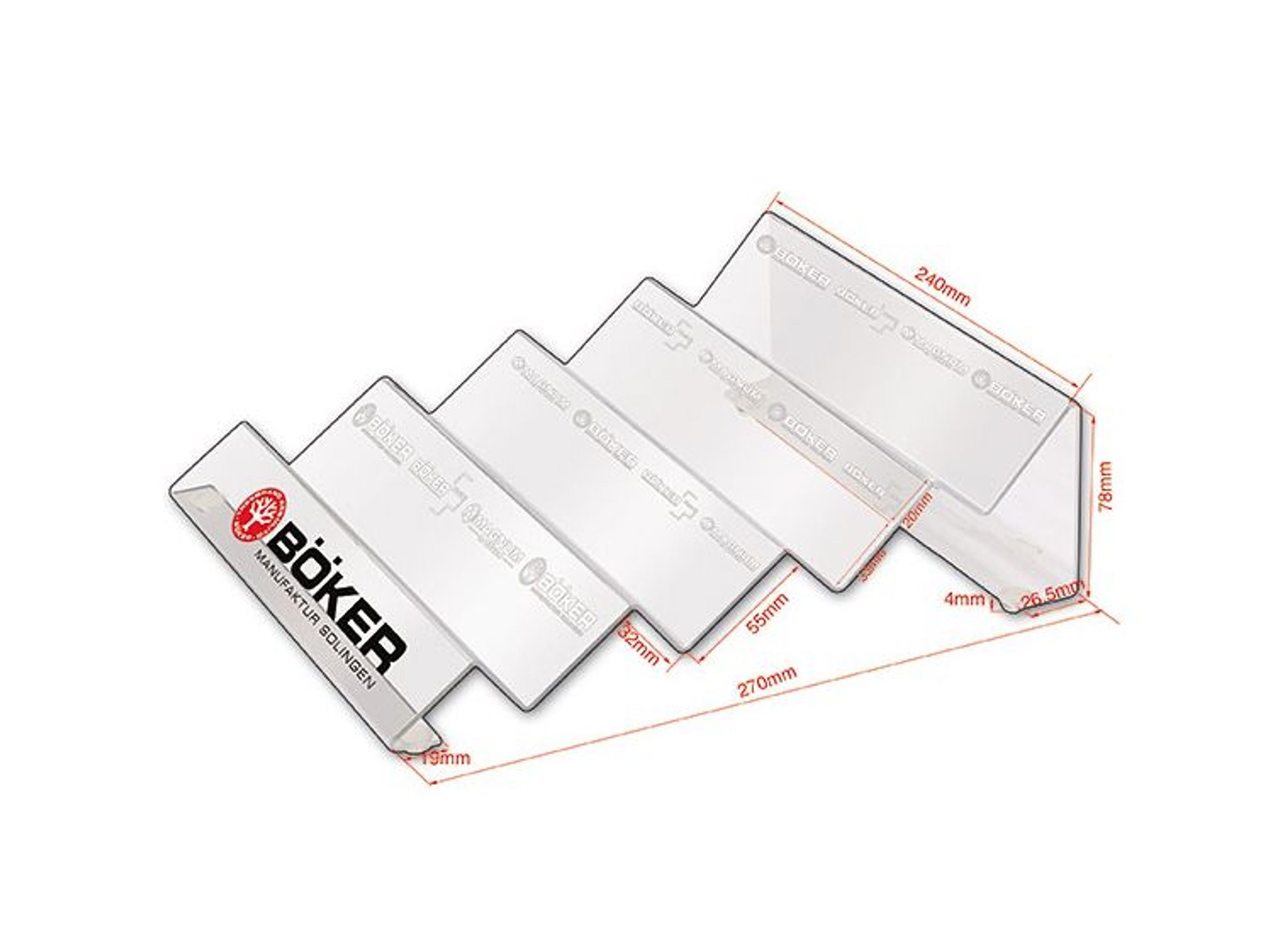Böker Manufaktur Solingen Taschenmesser Böker Manufaktur Solingen Acryl Display 4